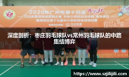 深度剖析：枣庄羽毛球队vs常州羽毛球队的中路集结博弈